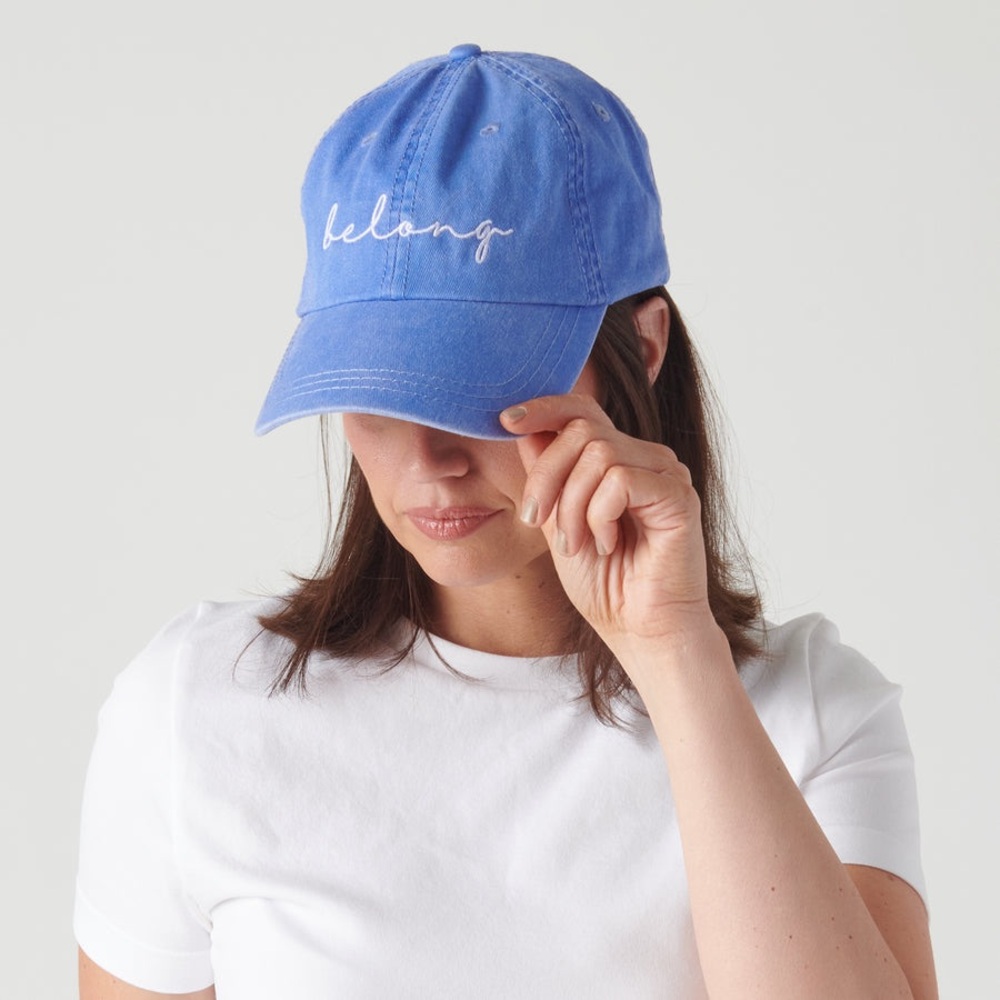 Vintage Periwinkle‎ Belong Embroidered Hat